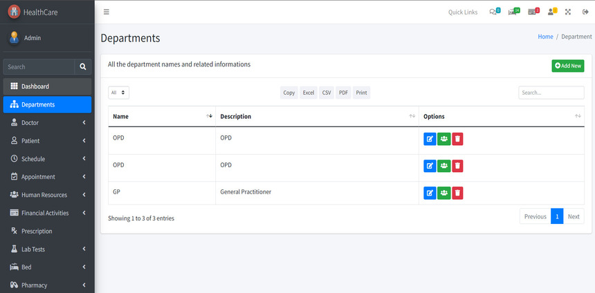 Multi Hospital Sistema de Gestión Hospitalaria
