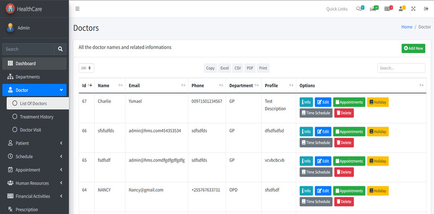 Multi Hospital Sistema de Gestión Hospitalaria