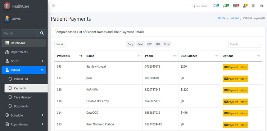 Multi Hospital Sistema de Gestión Hospitalaria