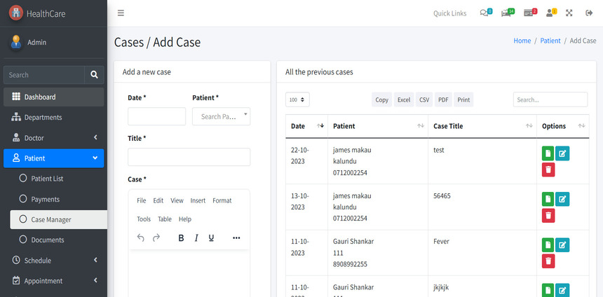 Multi Hospital Sistema de Gestión Hospitalaria